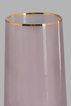 Load image into Gallery viewer, Redtag-Pink-Tall-Golden-Detail-Glass-Vase-Vase-Home-Decor-
