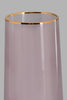 Redtag-Pink-Tall-Golden-Detail-Glass-Vase-Vase-Home-Decor-