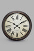 Redtag-Brown-Roman-Wall-Clock-Wall-Clock-Home-Decor-