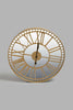 Redtag-Gold-Metal-Mirror-Emblishment-Wall-Clock-Wall-Clock-Home-Decor-