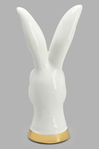 Redtag-White-Gold-Decorative-Rabbit-Artefact-Home-Decor-