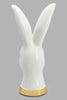Redtag-White-Gold-Decorative-Rabbit-Artefact-Home-Decor-