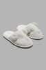 Redtag-Grey-Closed-Toe-Slipper-With-Pom-Pom-Ears-Slippers-Women's-