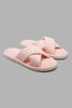 Redtag-Pink-Cross-Over-Slipper-Slippers-Women's-