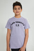 Redtag-Lilac-Flock-T-Shirt-Graphic-Prints-Senior-Boys-9 to 14 Years