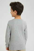 Load image into Gallery viewer, Redtag-Grey-Bear-Print-Long-Sleeve-T-Shirt-Boys-T-Shirts,-Colour:Grey,-Filter:Boys-(2-to-8-Yrs),-New-In,-New-In-BOY,-Non-Sale,-S22B,-Section:Kidswear,-TBL-Boys-2 to 8 Years
