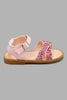 Redtag-Pink-Glitter-Strap-Sandal-Sandals-Infant-Girls-1 to 3 Years