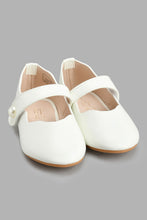 Load image into Gallery viewer, Redtag-White-Shimmery-Ballerina-Ballerinas-Infant-Girls-1 to 3 Years
