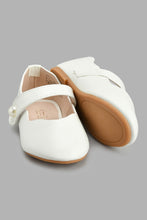 Load image into Gallery viewer, Redtag-White-Shimmery-Ballerina-Ballerinas-Infant-Girls-1 to 3 Years
