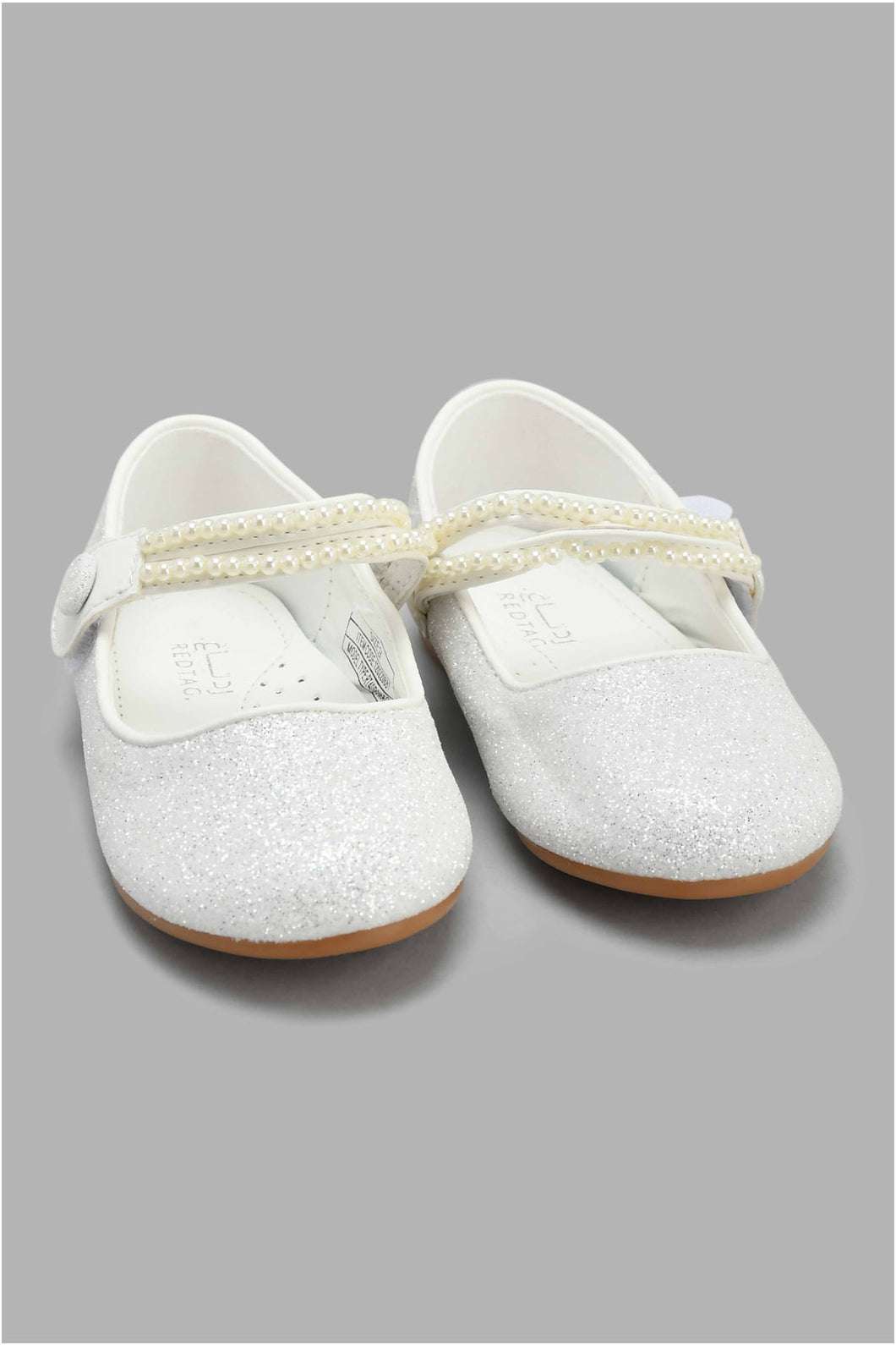 Redtag-White-Glitter-Ballerina-Ballerinas-Infant-Girls-1 to 3 Years