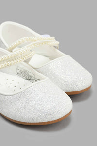 Redtag-White-Glitter-Ballerina-Ballerinas-Infant-Girls-1 to 3 Years