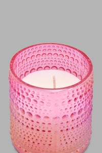 Redtag-Marrakesh-Embossed-Glass-Jar-Candle-Candles-Home-Decor-