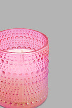 Load image into Gallery viewer, Redtag-Marrakesh-Embossed-Glass-Jar-Candle-Candles-Home-Decor-
