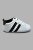 Redtag-White-Pram-Shoe-Colour:White,-Filter:Baby-Footwear-(0-to-18-Mths),-NBF-Casual-Shoes,-New-In,-New-In-NBF-FOO,-Non-Sale,-S22A,-Section:Kidswear-Baby-0 to 18 Months