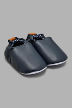 Load image into Gallery viewer, Redtag-Navy-Pram-Shoe-Colour:Navy,-Filter:Baby-Footwear-(0-to-18-Mths),-NBF-Casual-Shoes,-New-In,-New-In-NBF-FOO,-Non-Sale,-S22A,-Section:Kidswear-Baby-0 to 18 Months
