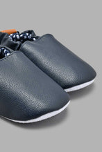 Load image into Gallery viewer, Redtag-Navy-Pram-Shoe-Colour:Navy,-Filter:Baby-Footwear-(0-to-18-Mths),-NBF-Casual-Shoes,-New-In,-New-In-NBF-FOO,-Non-Sale,-S22A,-Section:Kidswear-Baby-0 to 18 Months
