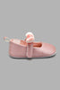 Redtag-Pale-Pink-Pram-Shoe-Colour:Pink,-Filter:Baby-Footwear-(0-to-18-Mths),-NBF-Casual-Shoes,-New-In,-New-In-NBF-FOO,-Non-Sale,-S22A,-Section:Kidswear-Baby-0 to 18 Months