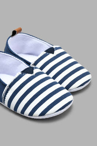 Redtag-Navy-Pram-Shoe-Colour:Navy,-Filter:Baby-Footwear-(0-to-18-Mths),-NBF-Casual-Shoes,-New-In,-New-In-NBF-FOO,-Non-Sale,-S22A,-Section:Kidswear-Baby-0 to 18 Months