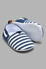 Redtag-Navy-Pram-Shoe-Colour:Navy,-Filter:Baby-Footwear-(0-to-18-Mths),-NBF-Casual-Shoes,-New-In,-New-In-NBF-FOO,-Non-Sale,-S22A,-Section:Kidswear-Baby-0 to 18 Months