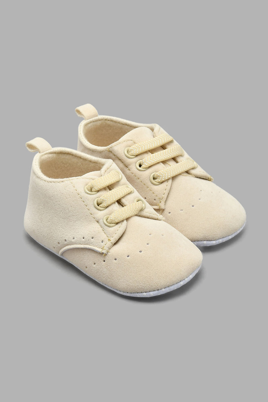 Redtag-Taupe-Pram-Shoe-Colour:Taupe,-Filter:Baby-Footwear-(0-to-18-Mths),-NBF-Casual-Shoes,-New-In,-New-In-NBF-FOO,-Non-Sale,-S22A,-Section:Kidswear-Baby-0 to 18 Months