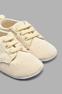 Redtag-Taupe-Pram-Shoe-Colour:Taupe,-Filter:Baby-Footwear-(0-to-18-Mths),-NBF-Casual-Shoes,-New-In,-New-In-NBF-FOO,-Non-Sale,-S22A,-Section:Kidswear-Baby-0 to 18 Months