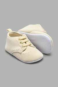 Redtag-Taupe-Pram-Shoe-Colour:Taupe,-Filter:Baby-Footwear-(0-to-18-Mths),-NBF-Casual-Shoes,-New-In,-New-In-NBF-FOO,-Non-Sale,-S22A,-Section:Kidswear-Baby-0 to 18 Months