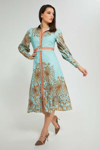 Redtag-Assorted-Printed-Long-Dress-With-Belt-Dresses-Women's-