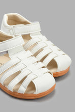 Load image into Gallery viewer, Redtag-White-Fisherman-Sandal-Sandals-Infant-Boys-1 to 3 Years
