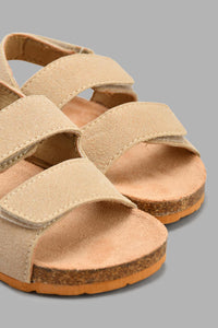 Redtag-Beige-Cork-Sandal-Cork-Infant-Boys-1 to 3 Years