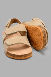 Redtag-Beige-Cork-Sandal-Cork-Infant-Boys-1 to 3 Years
