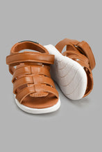 Load image into Gallery viewer, Redtag-Brown-Strap-Sandal-Fisherman-Infant-Boys-1 to 3 Years
