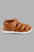 Load image into Gallery viewer, Redtag-Brown-Strap-Sandal-Fisherman-Infant-Boys-1 to 3 Years
