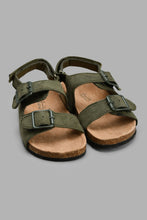 تنزيل الصورة على معرض الصور، Redtag-Taupe-Cork-Sandal-Sandals-Infant-Boys-1 to 3 Years
