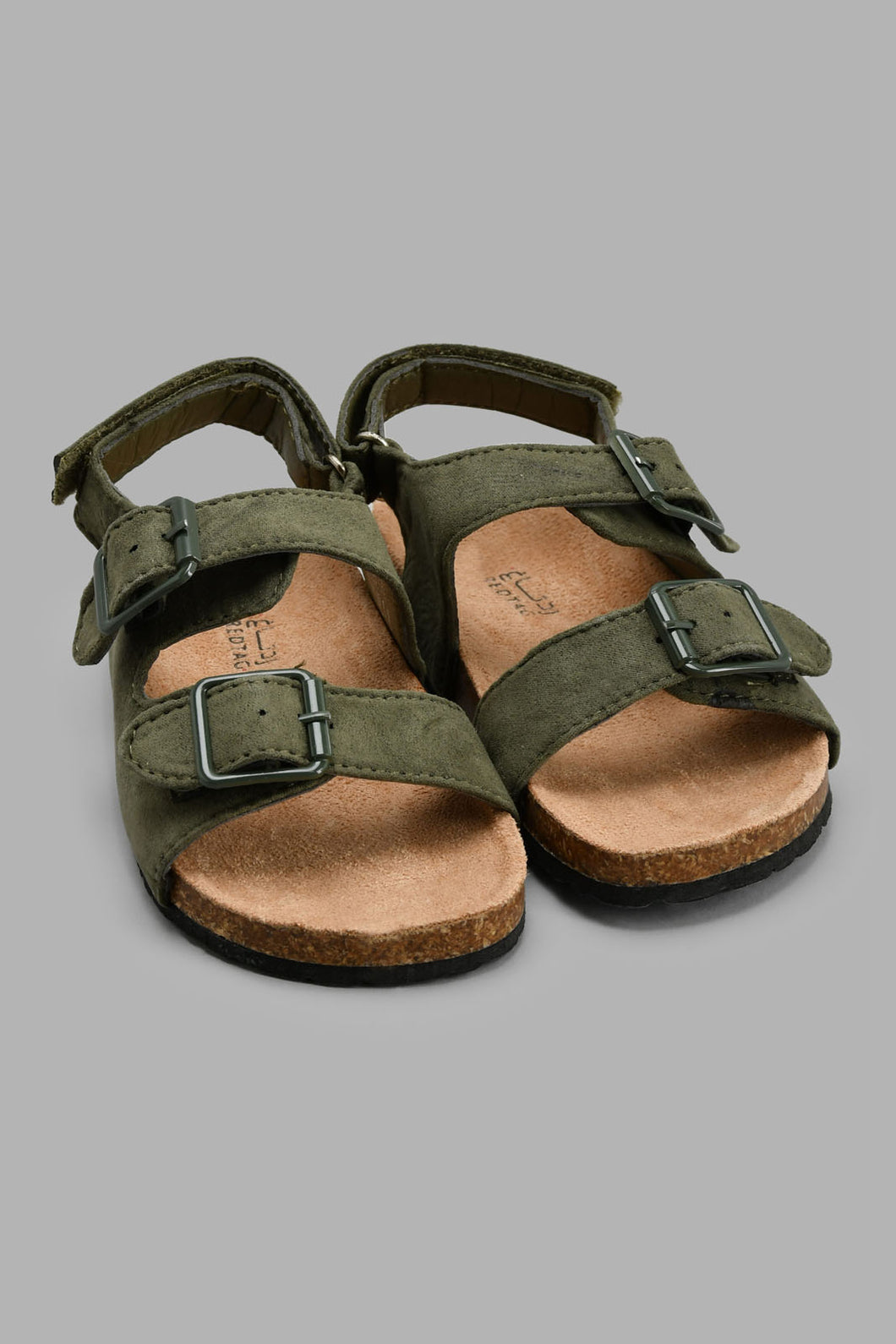 Redtag-Taupe-Cork-Sandal-Sandals-Infant-Boys-1 to 3 Years