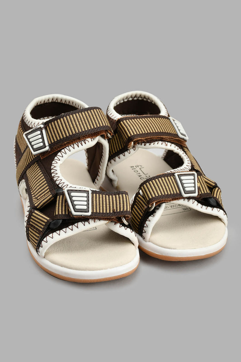 Redtag-Brown-Sport-Sandal-Sandals-Infant-Boys-1 to 3 Years