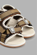 Load image into Gallery viewer, Redtag-Brown-Sport-Sandal-Sandals-Infant-Boys-1 to 3 Years
