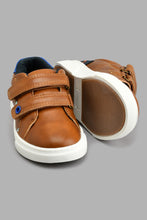 Load image into Gallery viewer, Redtag-Brown-Paper-Planes-Print-Sneaker-Colour:Brown,-Filter:Boys-Footwear-(1-to-3-Yrs),-INB-Casual-Shoes,-New-In,-New-In-INB-FOO,-Non-Sale,-S22B,-Section:Kidswear-Infant-Boys-1 to 3 Years
