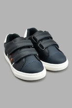 Load image into Gallery viewer, Redtag-Navy-Double-Velcro-Sneaker-Colour:Navy,-Filter:Boys-Footwear-(1-to-3-Yrs),-INB-Casual-Shoes,-New-In,-New-In-INB-FOO,-Non-Sale,-S22B,-Section:Kidswear-Infant-Boys-1 to 3 Years
