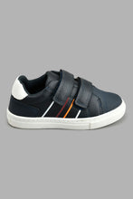 Load image into Gallery viewer, Redtag-Navy-Double-Velcro-Sneaker-Colour:Navy,-Filter:Boys-Footwear-(1-to-3-Yrs),-INB-Casual-Shoes,-New-In,-New-In-INB-FOO,-Non-Sale,-S22B,-Section:Kidswear-Infant-Boys-1 to 3 Years
