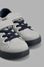 Load image into Gallery viewer, Redtag-Grey-Star-Print-Sneaker-Sneakers-Infant-Boys-1 to 3 Years
