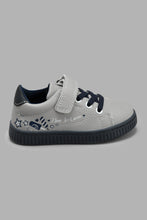 Load image into Gallery viewer, Redtag-Grey-Star-Print-Sneaker-Sneakers-Infant-Boys-1 to 3 Years
