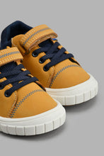 Load image into Gallery viewer, Redtag-Mustard-Velcro-Strap-Sneaker-Sneakers-Infant-Boys-1 to 3 Years
