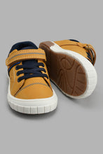 Load image into Gallery viewer, Redtag-Mustard-Velcro-Strap-Sneaker-Sneakers-Infant-Boys-1 to 3 Years
