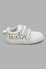 Load image into Gallery viewer, Redtag-White-Signal-Light-Print-Sneaker-Sneakers-Infant-Boys-1 to 3 Years
