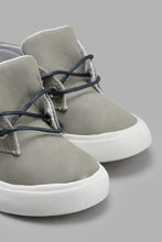 Load image into Gallery viewer, Redtag-Grey-Lace-Up-Plimsoll-Plimsolls-Infant-Boys-1 to 3 Years
