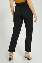 تنزيل الصورة على معرض الصور، Redtag-Black-Cargo-Pant-With-Belt-Trousers-Women&#39;s-0
