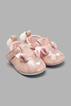 Load image into Gallery viewer, Redtag-Pink-Pram-Shoe-Colour:pink,-Filter:Baby-Footwear-(0-to-18-Mths),-NBF-Casual-Shoes,-New-In,-New-In-NBF-FOO,-Non-Sale,-S22A,-Section:Kidswear-Baby-0 to 18 Months
