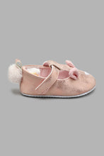 Load image into Gallery viewer, Redtag-Pink-Pram-Shoe-Colour:pink,-Filter:Baby-Footwear-(0-to-18-Mths),-NBF-Casual-Shoes,-New-In,-New-In-NBF-FOO,-Non-Sale,-S22A,-Section:Kidswear-Baby-0 to 18 Months
