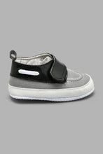 Load image into Gallery viewer, Redtag-Grey-Pram-Shoe-Colour:Grey,-Filter:Baby-Footwear-(0-to-18-Mths),-NBF-Casual-Shoes,-New-In,-New-In-NBF-FOO,-Non-Sale,-S22A,-Section:Kidswear-Baby-0 to 18 Months
