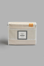 Load image into Gallery viewer, Beige 2-Piece Duvet Cover Set With Lace (Single Size)
